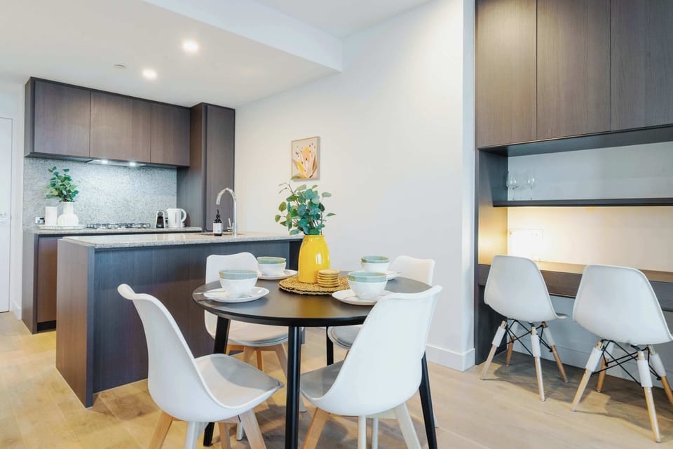 modern and spacious dining area