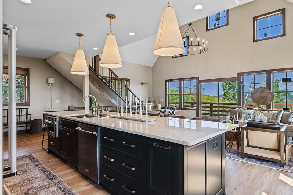Experience the joy of our open kitchen and living room setup, where seamless spaces invite lively gatherings and effortless relaxation!
