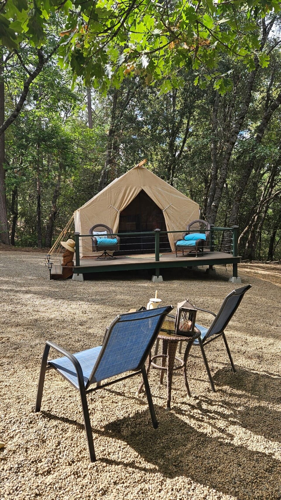 Glamping yurt for outdoor camping included if over 4 person occupancy