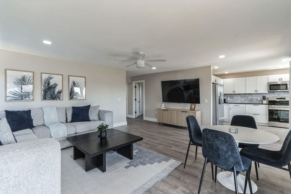 Open-concept living and dining space perfect for relaxing or gathering