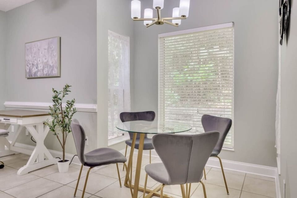 Big windows bring in so much natural lighting throughout the house