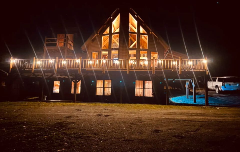 Cozy up to the Fire Under the Rope Light
