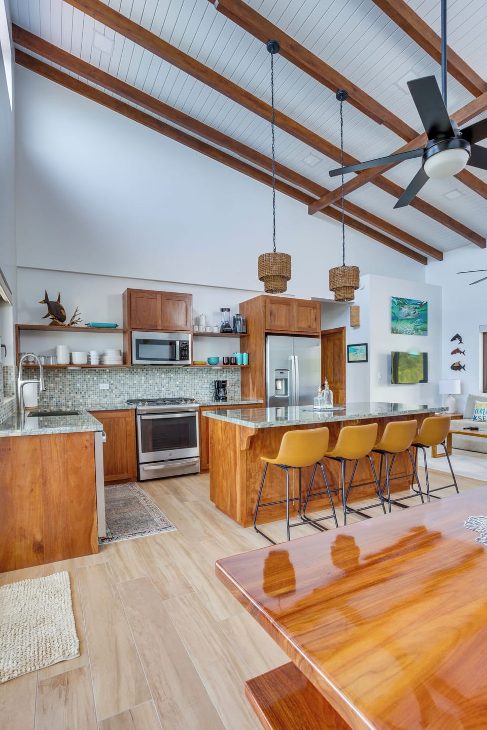 Upper Dining and Kitchen