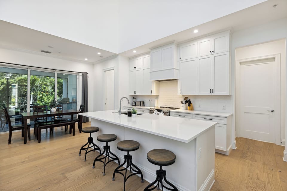 Beautiful finishes in this modern kitchen