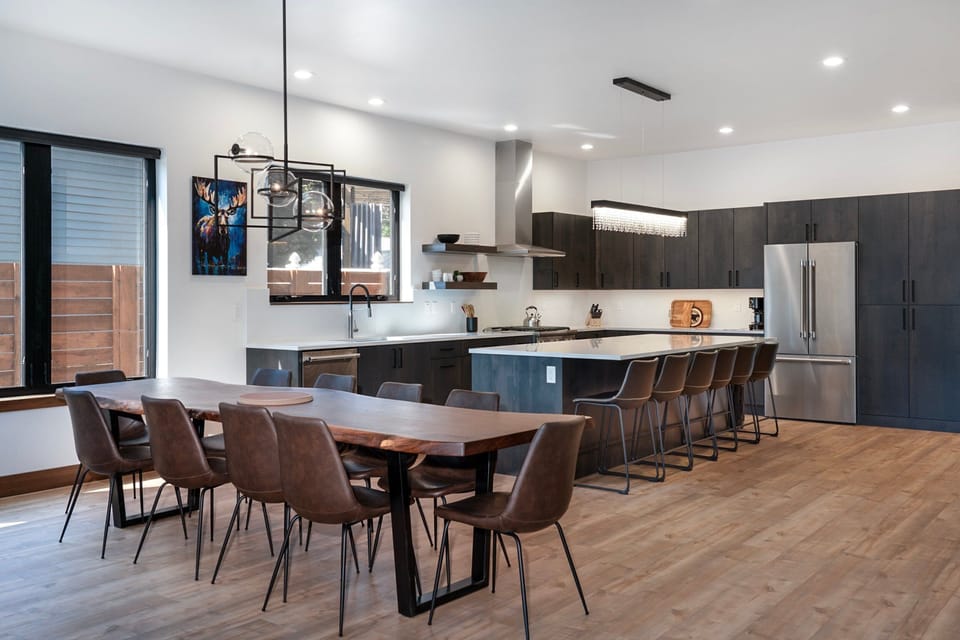 Dining & Kitchen | Home Again Luxury Haven - Main Level