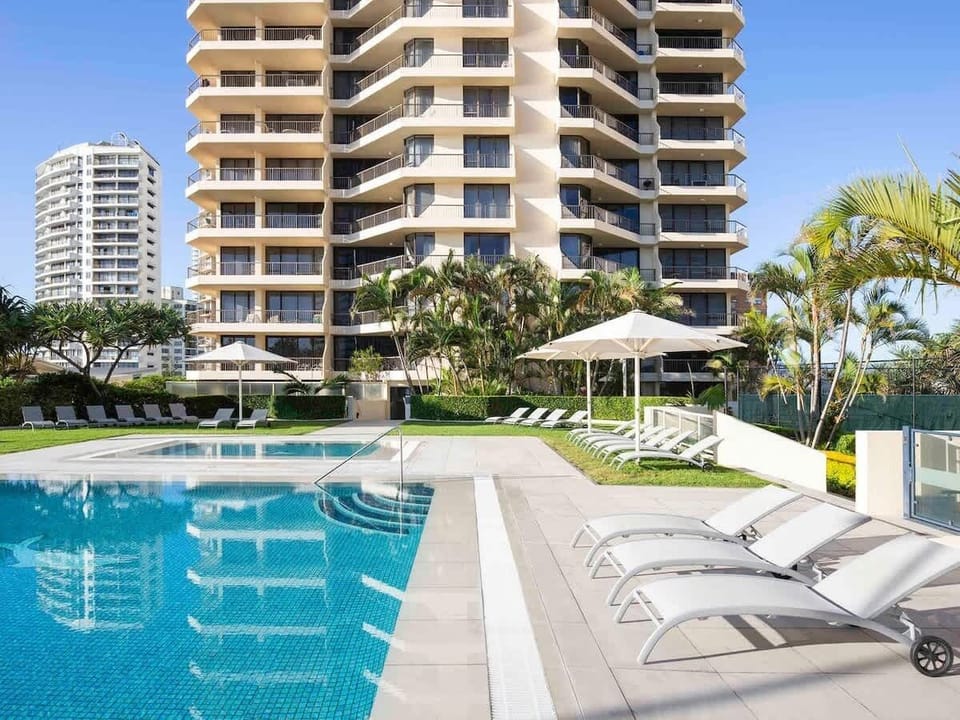 Outdoor heated pool 