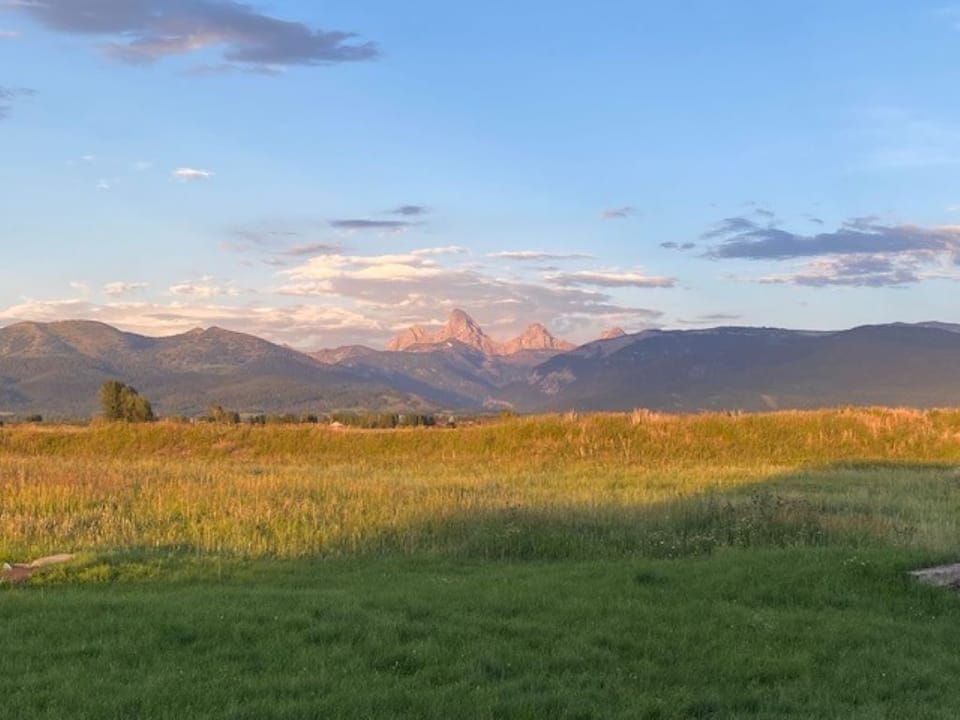 One of the best views in Teton Valley from front porch