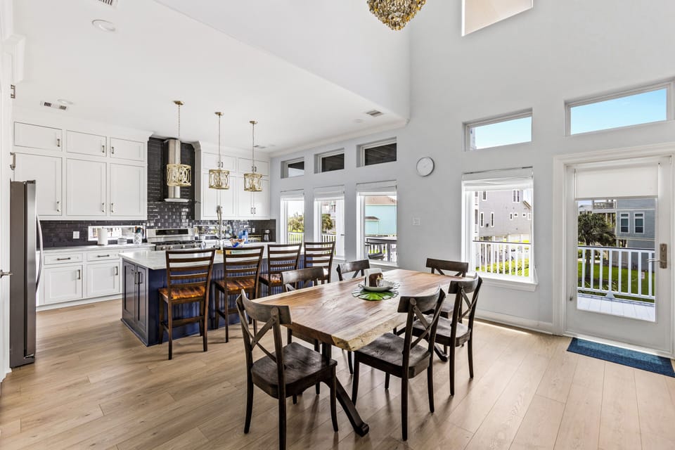 Savor delicious meals at a stunning table, bathed in radiant natural light!