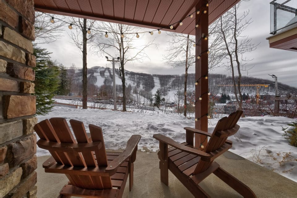 Balcon au niveau de la piste