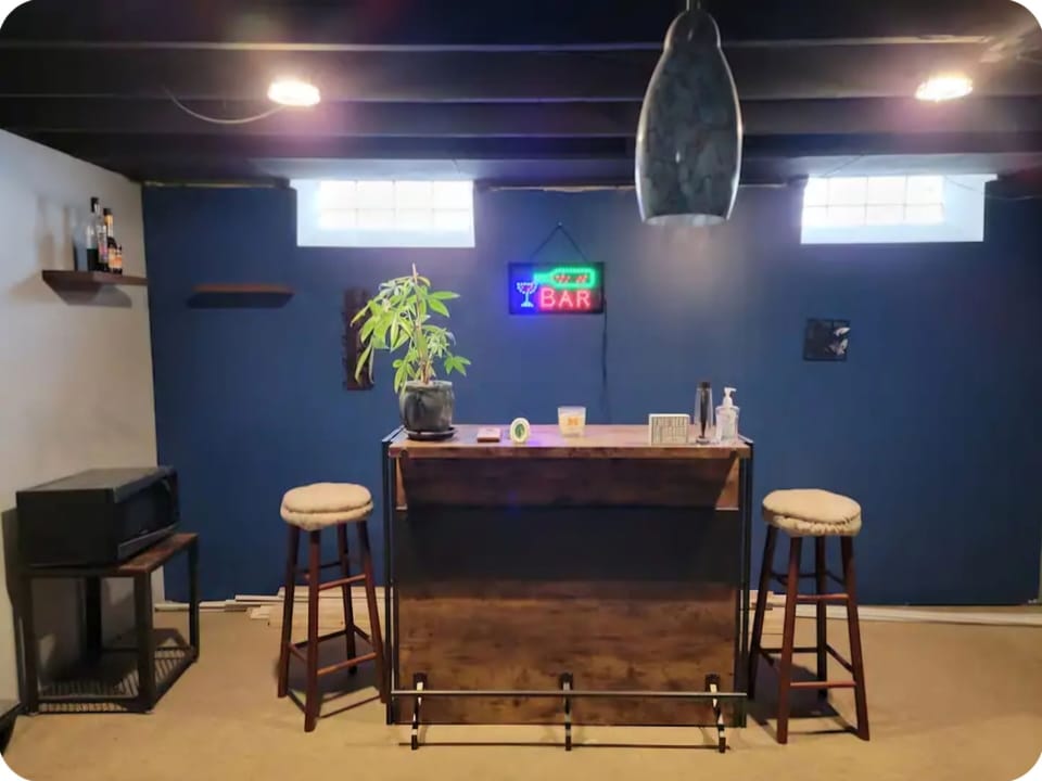 Basement bar