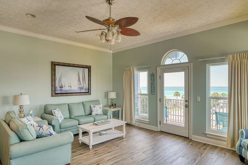 Cozy Living Room with a View