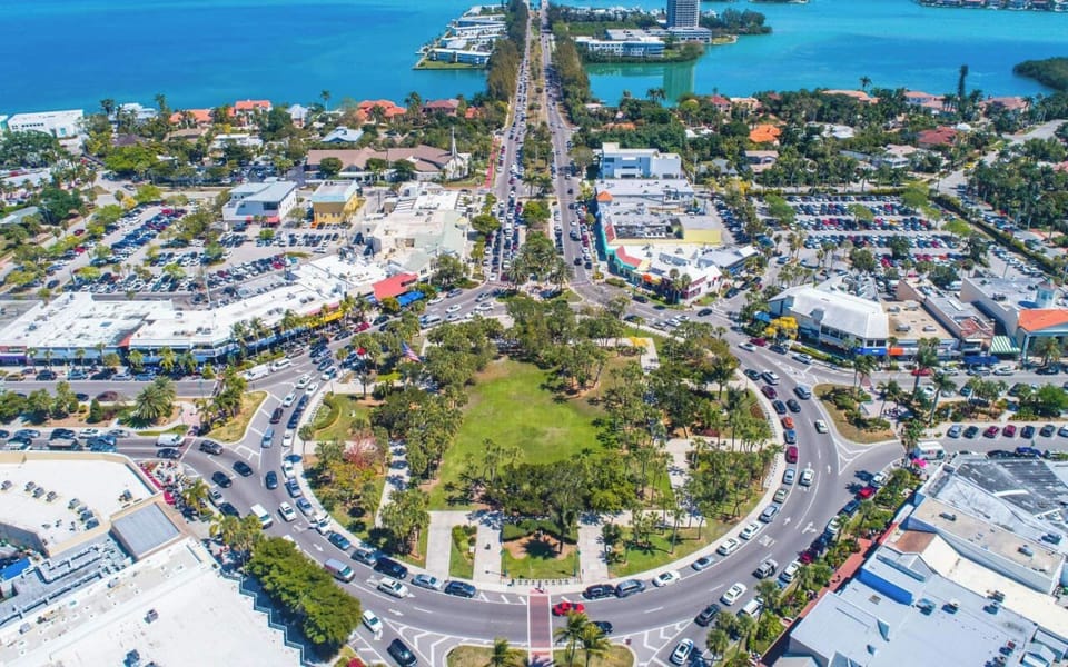 St. Armand’s Circle.  Fun spot for shopping and dining!  