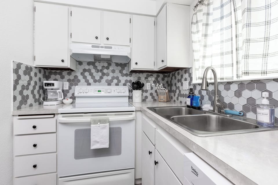 Kitchen Is Stocked With Everything You'll Need
