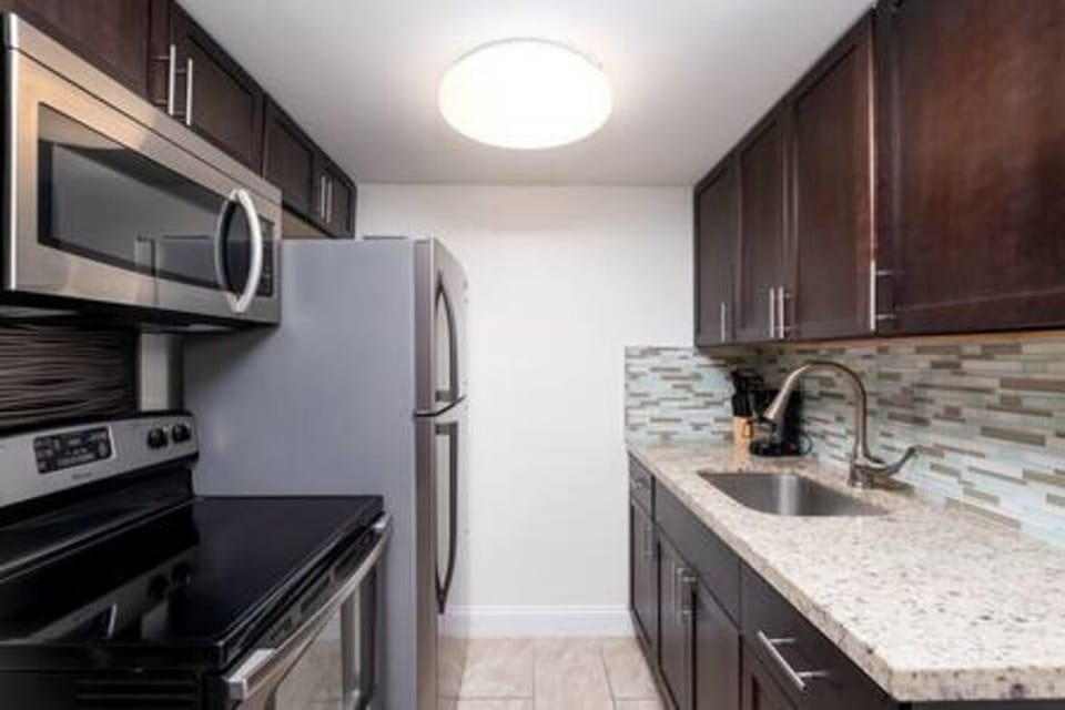 Full kitchen with all utensils available for a full course meal