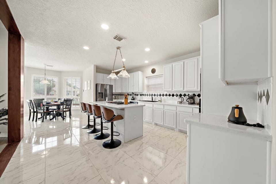 We have 4 barstools for your convenience! 