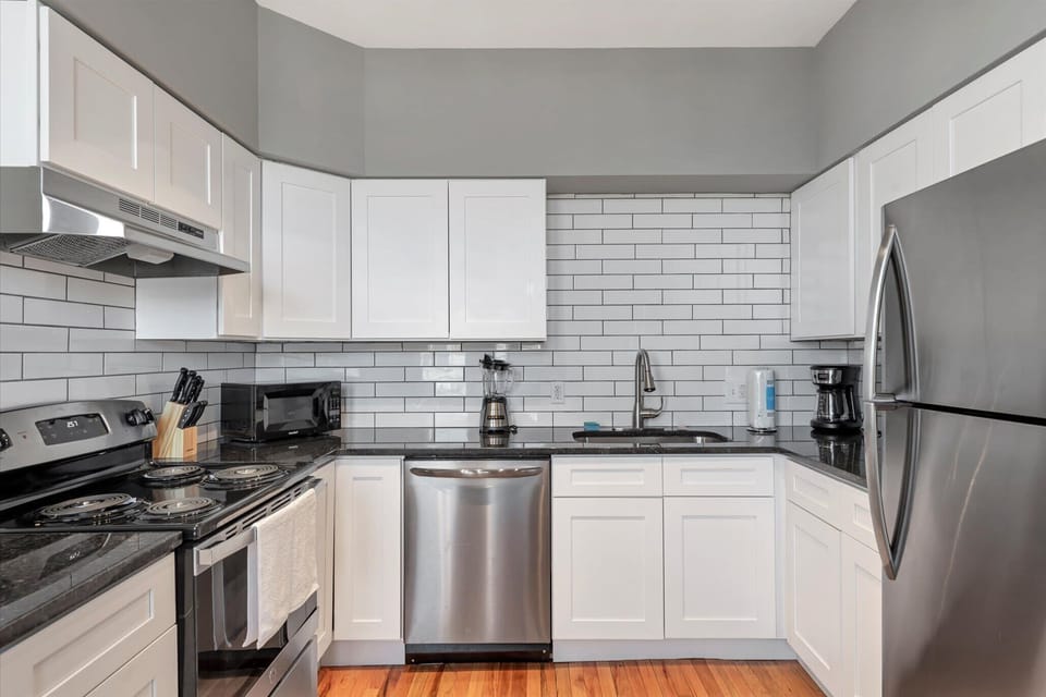 Fully stocked kitchen