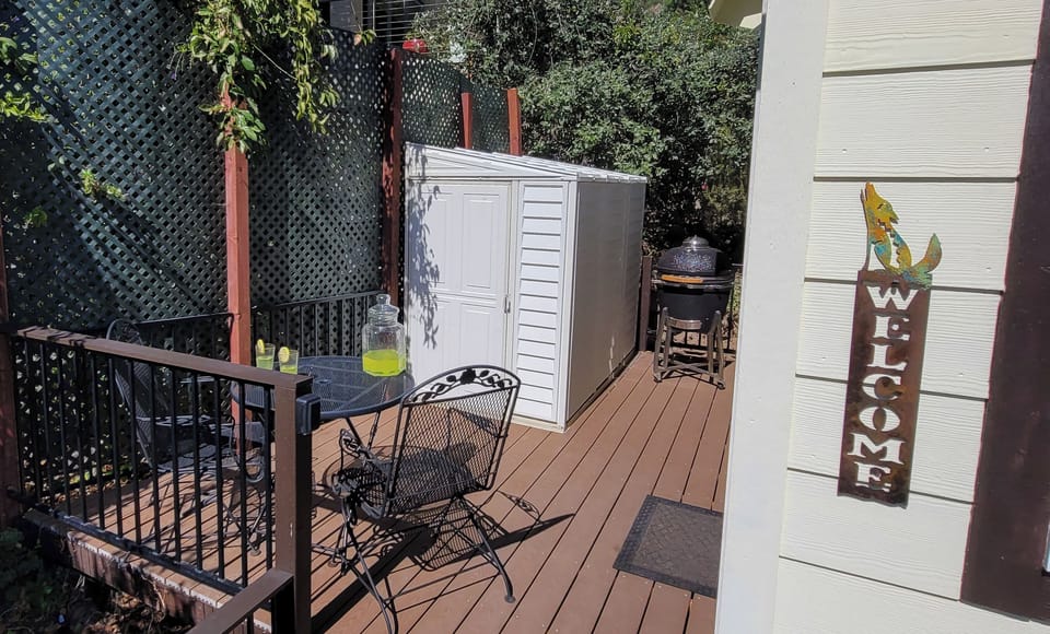 Outside patio area