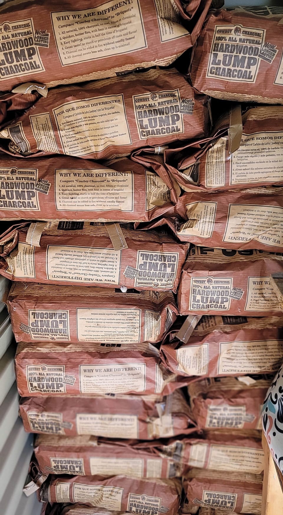 Plenty of fuel for the grill