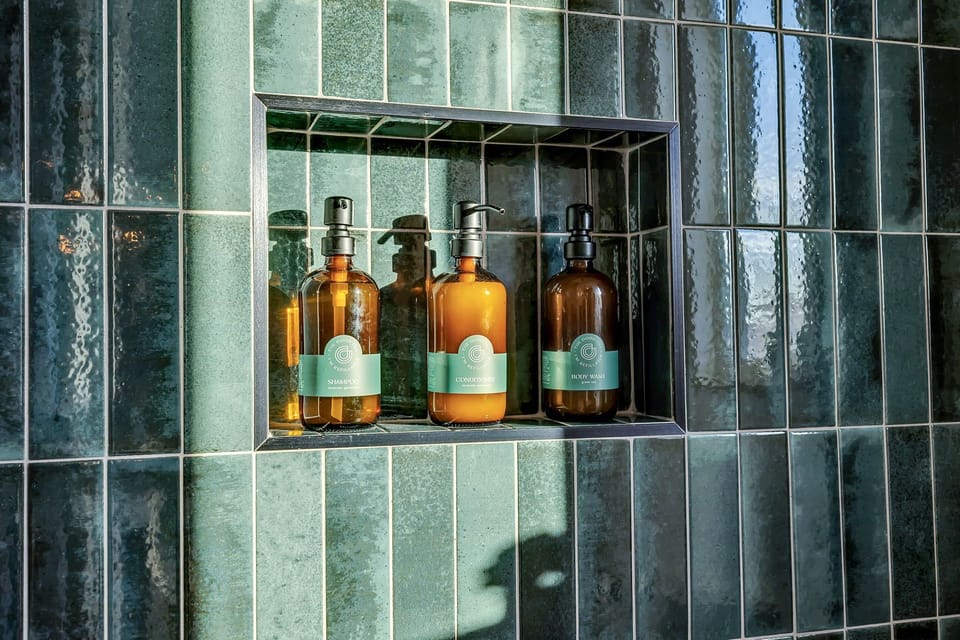 Organic spa shower amenities from The Good Fill!
