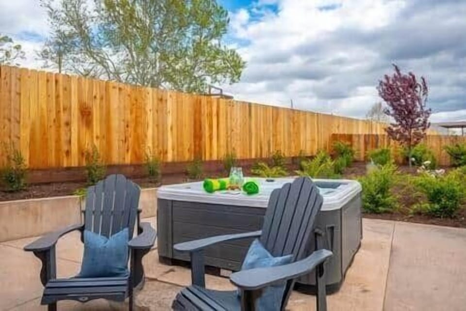 Hot Tub on back patio