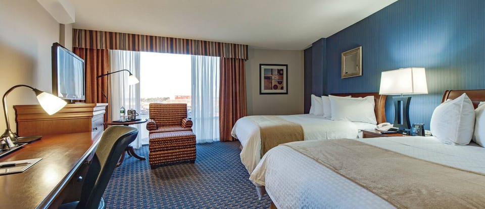 Bedroom. Interior and views may vary based on location and availability