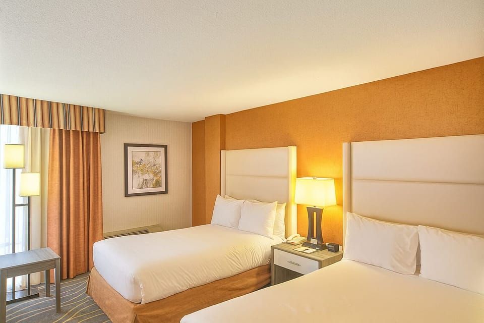 Bedroom. Interior and views may vary based on location and availability