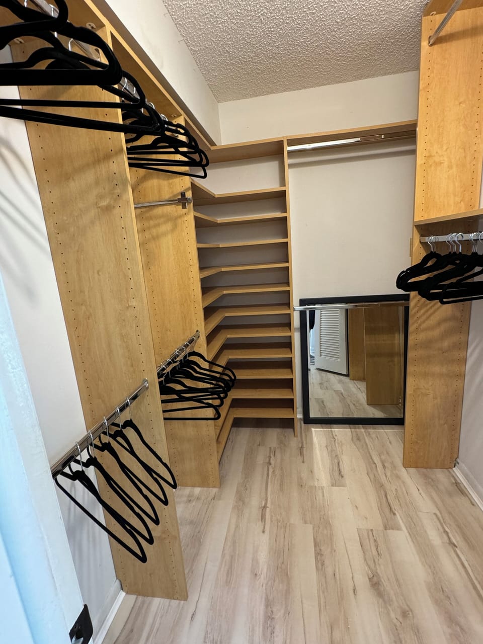 Large walk in closet