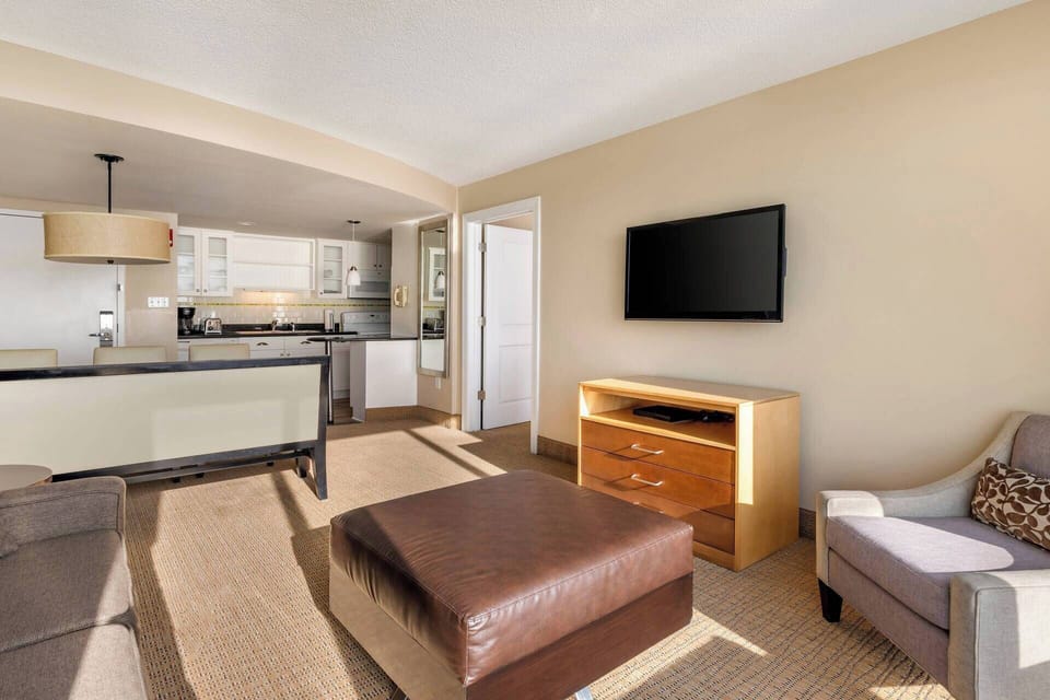 Separate dining area.
