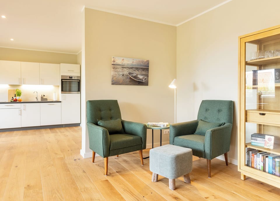 Apartment Nordkap in Wittdün/Amrum   Reading corner with reading lamp and side table