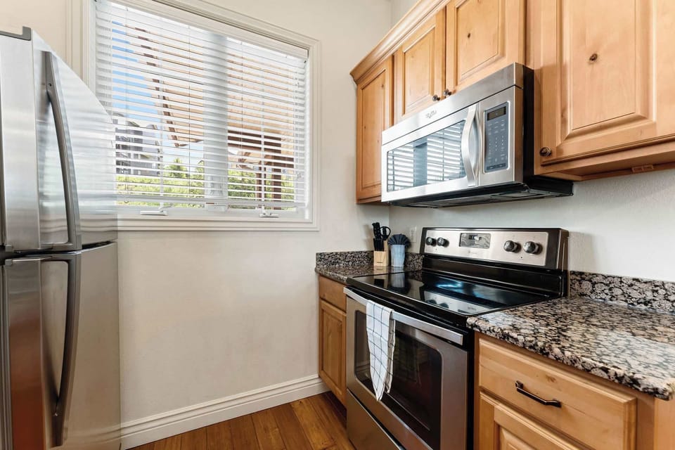 Stainless steel appliances ready for you to use!