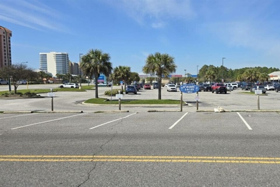 Beach access parking