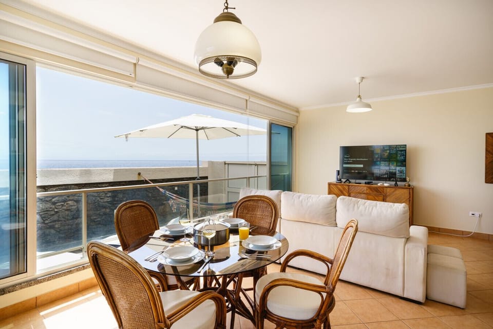 Experience Atlantic sunsets from your private Paul do Mar loft.