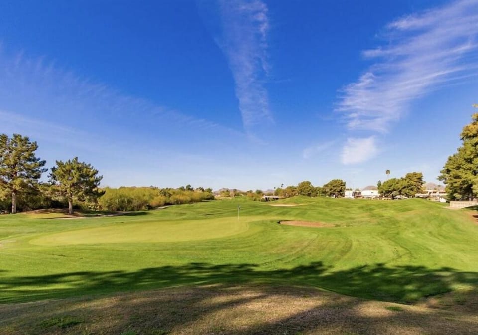 Stone Creek Golf Course surrounds Anasazi Village on two sides.