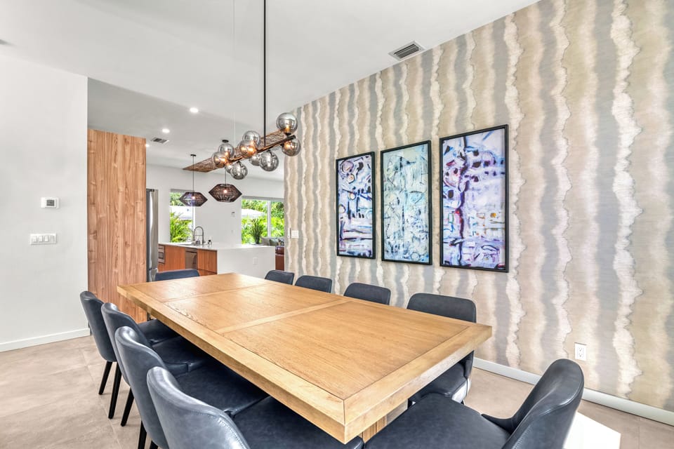Dining Room with seating for eight.