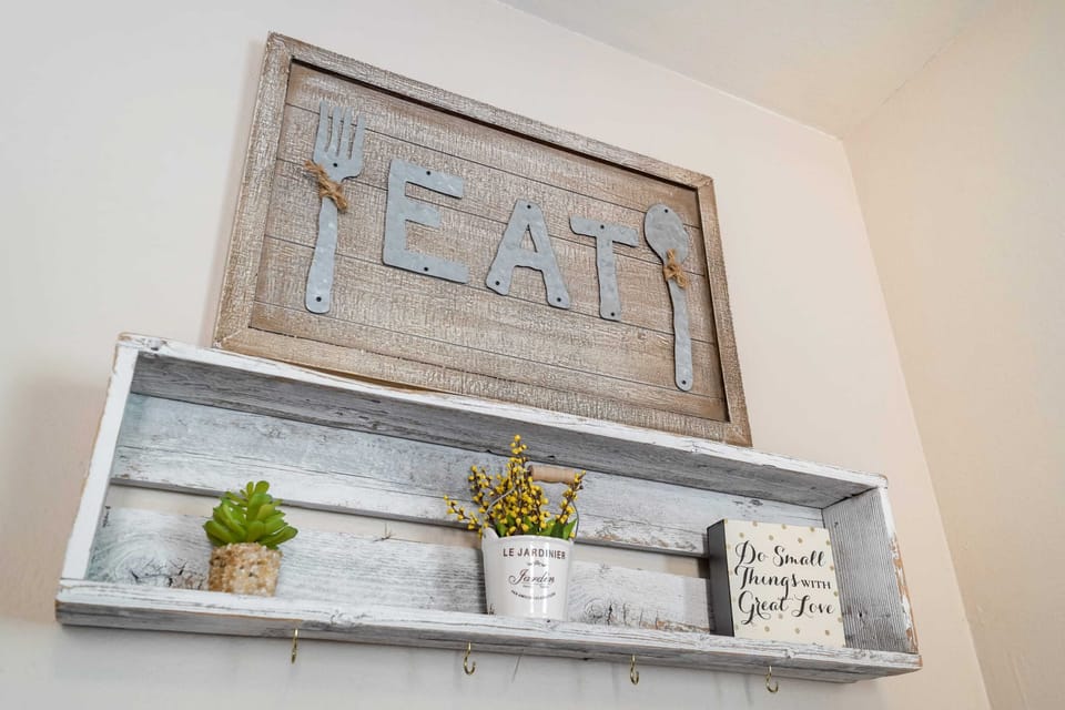 A little greenery and a reminder to find joy in the small things