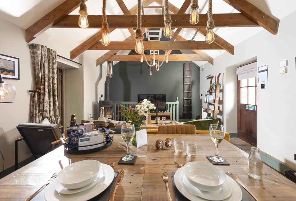 The Hay Loft, Carnhell Green, Hayle: There will be a Welcome Hamper with some local produce at the property upon your arrival