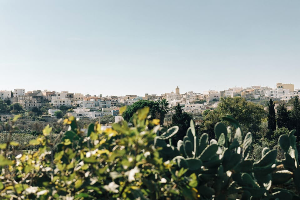 Breathtaking view overlooking the picturesque village of Gagliano del Capo.