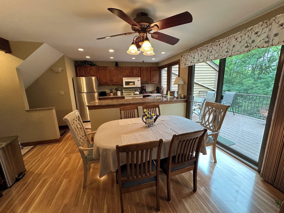 Dining Area and Fully furnished Kitchen
