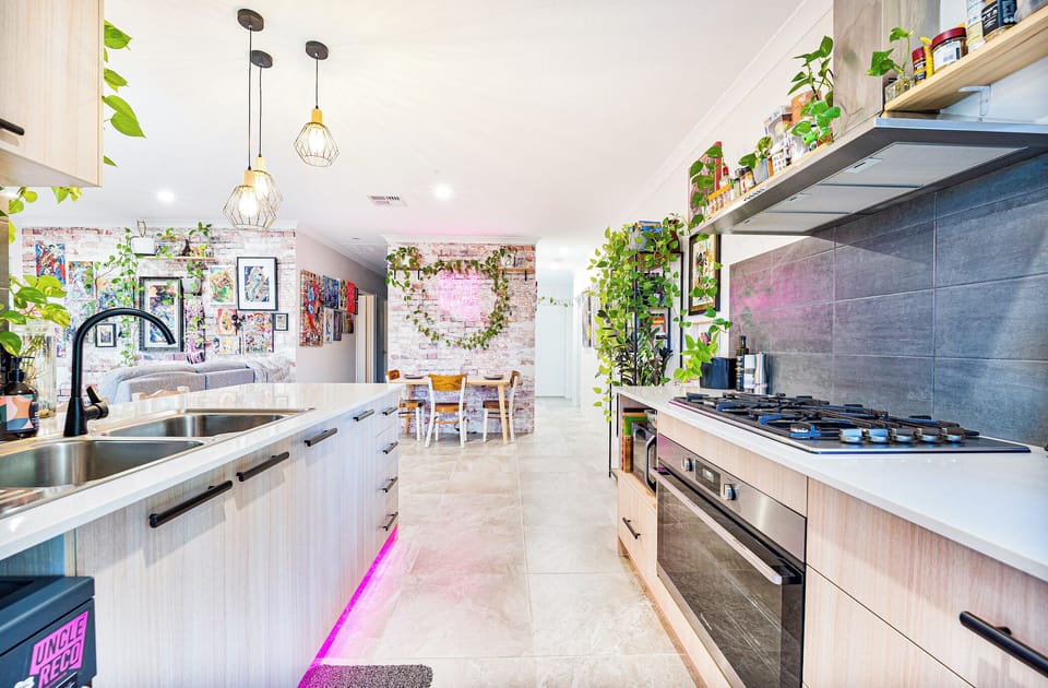 Fully equipped modern kitchen for cooking whatever your cravings desire 