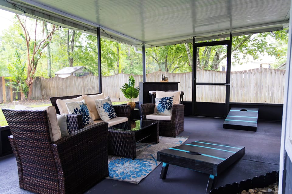 Covered patio