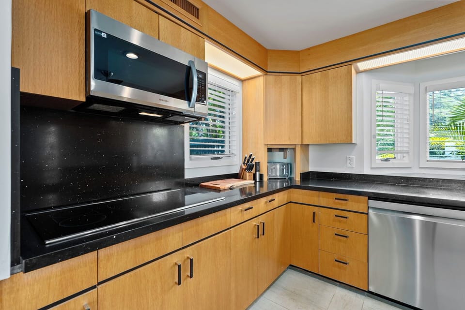 A spacious kitchen layout makes cooking a breeze—ideal for family feasts or private chef experiences.