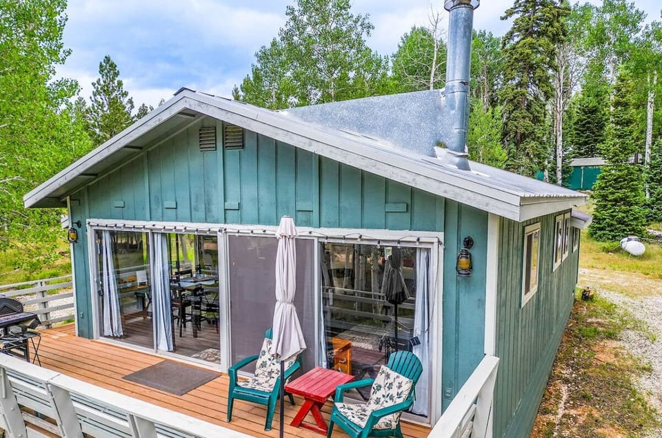 The deck also provides ample space for relaxation