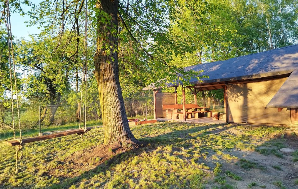 outside