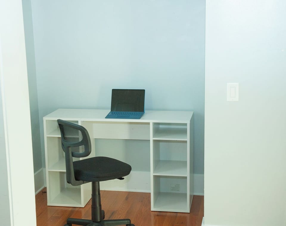 Dedicated work space.