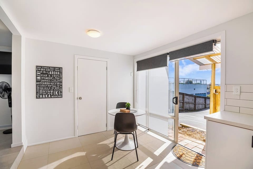The entrance is via the ranch slider doors.
