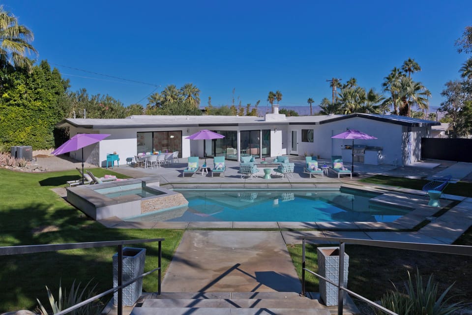 Pebble tech pool and spa