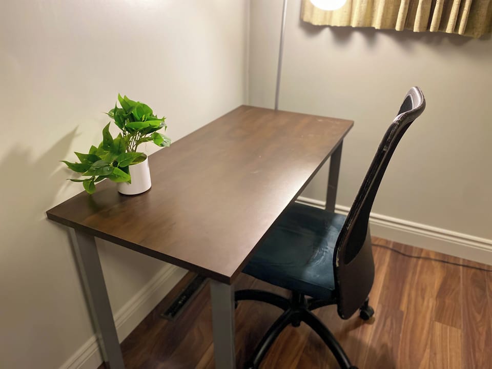 Work Space in Dining Room