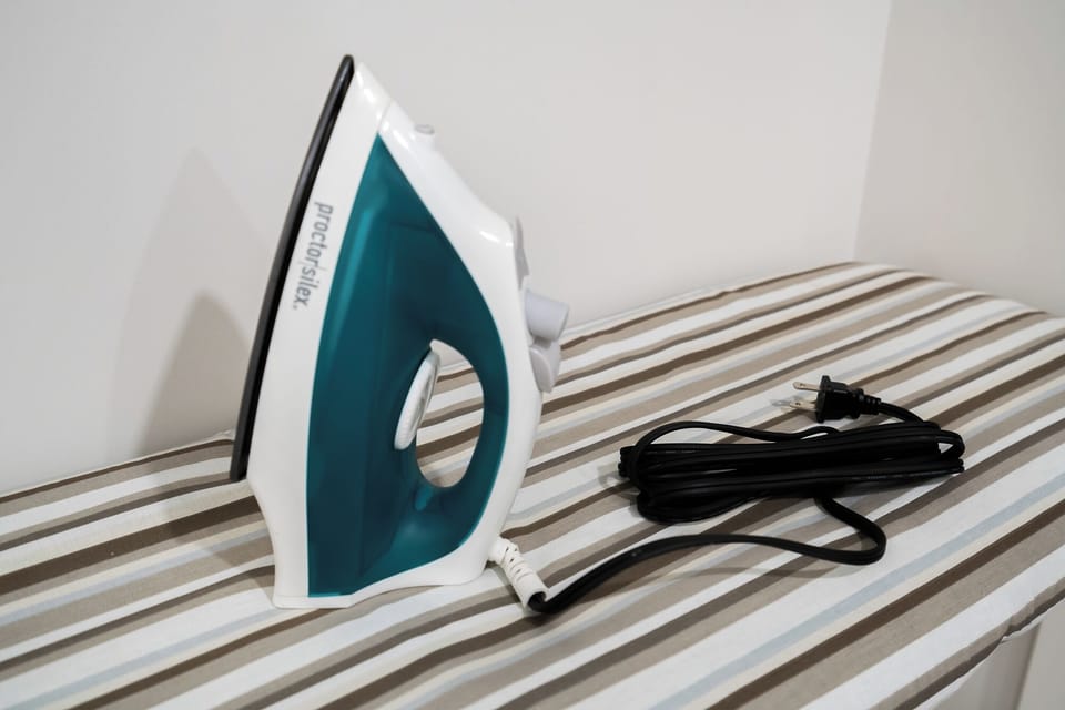 Ironing Board and Iron available.