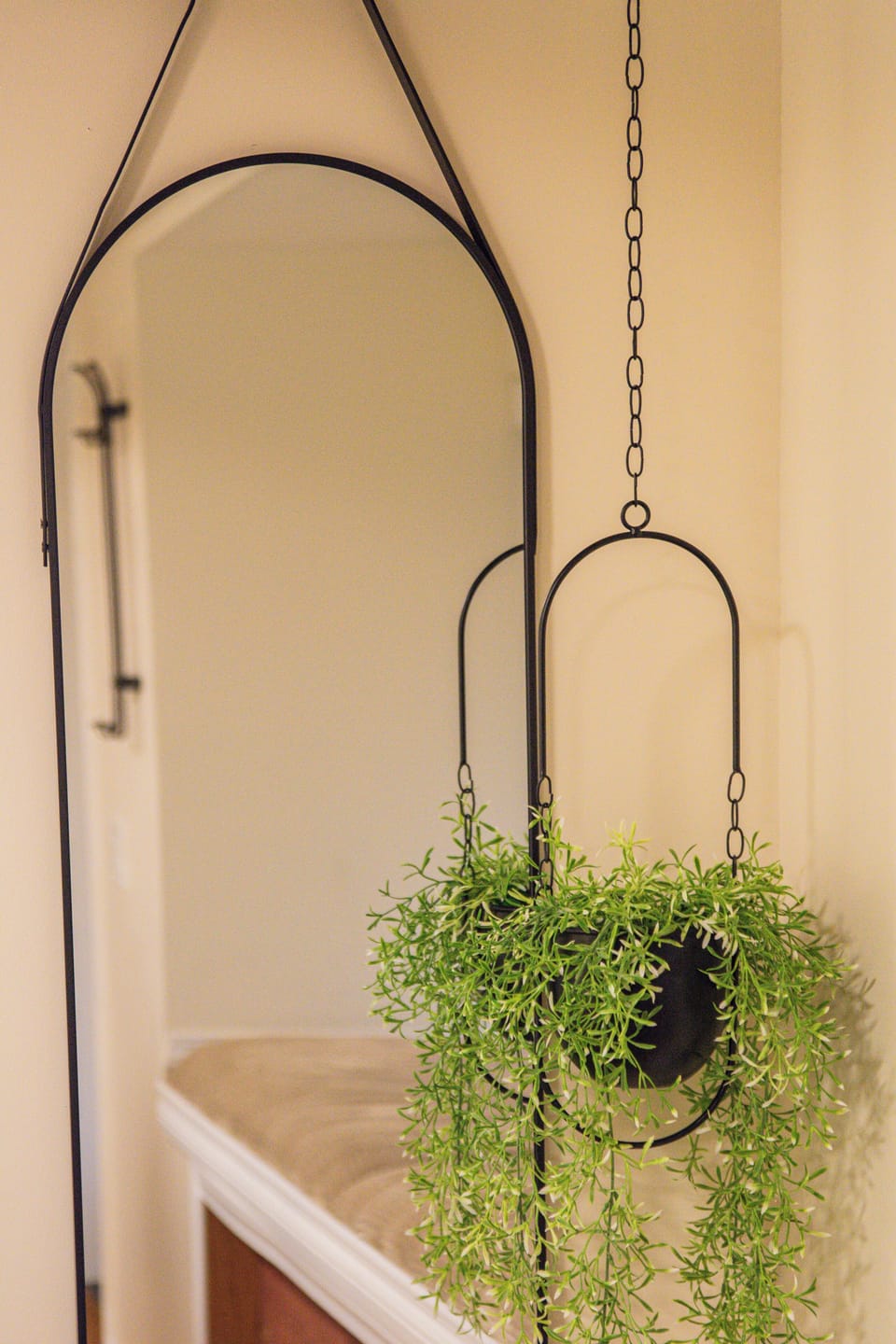 Fun decor in downstairs bedroom.
