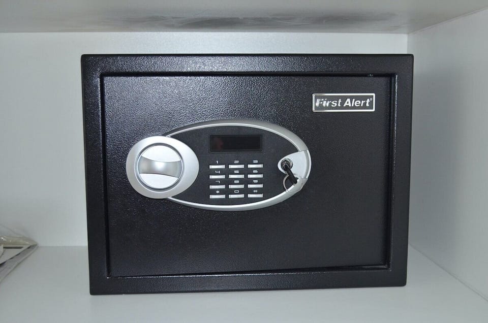 Safe in unit.